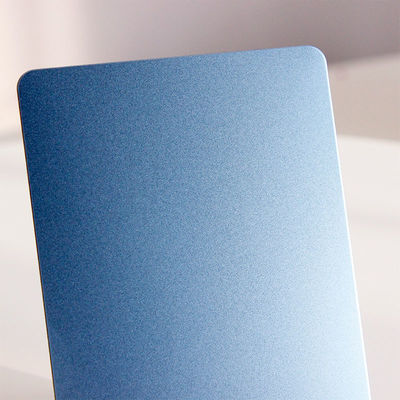 スカイ ブルー色0.8MMの厚い4x8ステンレス鋼のSandbleastingシートAFPの終わり