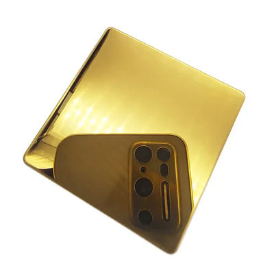 201は321枚のミラーのステンレス鋼 シートのチタニウムの金色3.0mmの厚さに塗った