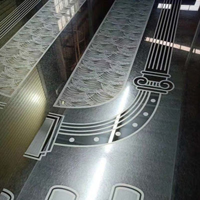 304のエッチングされたミラー パターン エレベーターのステンレス鋼 シートの壁パネル1219x2438mm