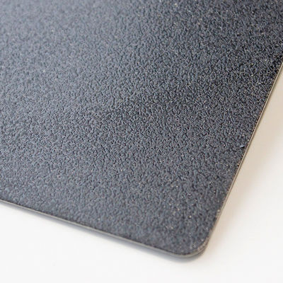 304 4Ft x 8Ft 2B 彫刻された完成品 石のパターン 質感 ステンレス鋼板 1MM 厚い黒い金属板の質感