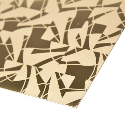 壁パネルの装飾のためのパターン4x8をエッチングする201 PVD色のコーティングのステンレス鋼の金属のカット シート