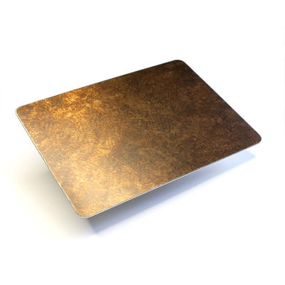 良い価格 201色の銅の骨董品は製作のためのステンレス鋼 シート0.3mmをエッチングした オンライン