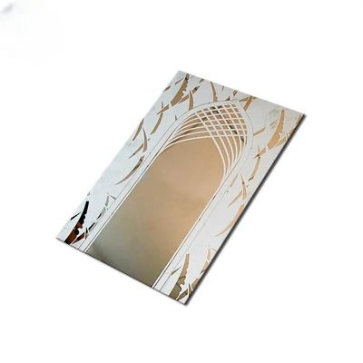 良い価格 グレード201 304 316 鏡で刻まれたステンレス鋼板 エレベータードアのためのカスタマイズされたパターン オンライン