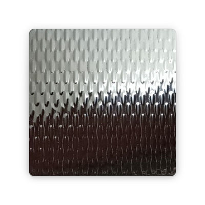良い価格 304 316 2B/BA 仕上げ 彫刻 2WL 質感のある金属板 質感のある織物パターン ステンレス鋼板 オンライン