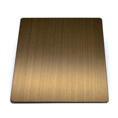 良い価格 装飾的なステンレス鋼 シート反指紋のHL 304の0.3 Mm JISの版 オンライン