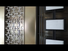 ホテルのロビーの仕切りのための1219X2438mmの金属表面のステンレス鋼部屋ディバイダー