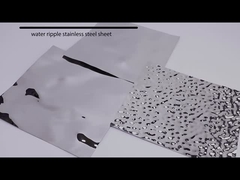 水さざ波のステンレス鋼 シートss 201 304の金属の装飾的な版
