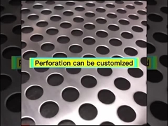 穴があいた金属のステンレス鋼の金網スクリーン シートの版