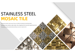 201 304 316 メタル モザイクタイル 装飾用 不鋼モザイクタイル